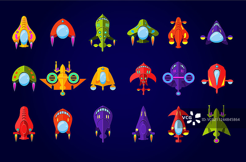 太空飞船和火箭合集图片素材