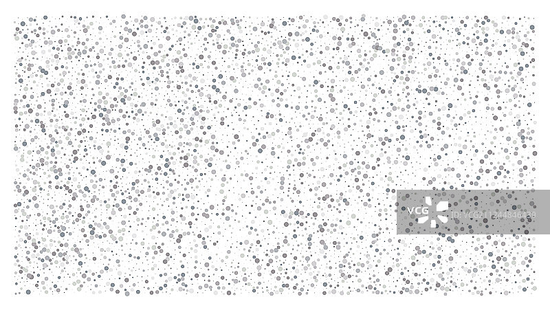 白色背景上的银色小波点纸屑图片素材