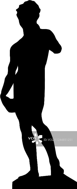 米开朗基罗的大卫雕塑图片素材