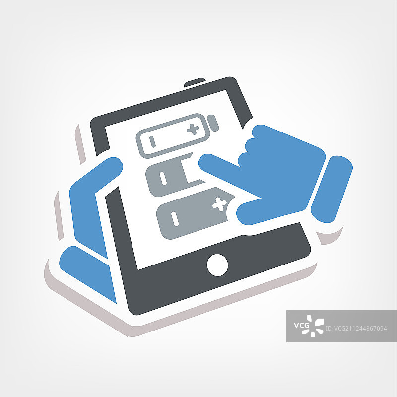 电池电量触摸屏图片素材