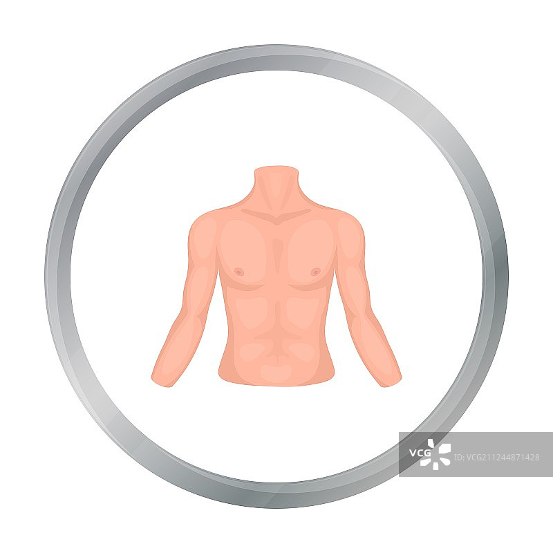 白色背景的卡通风格宝箱图标图片素材