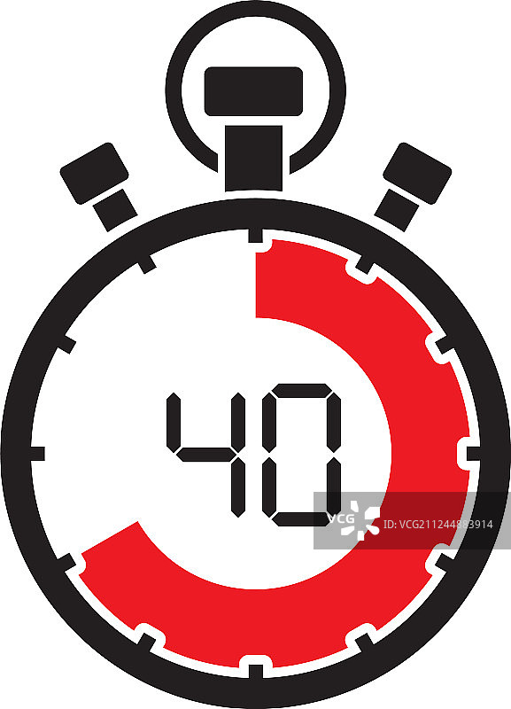 四十分钟秒表倒计时图片素材