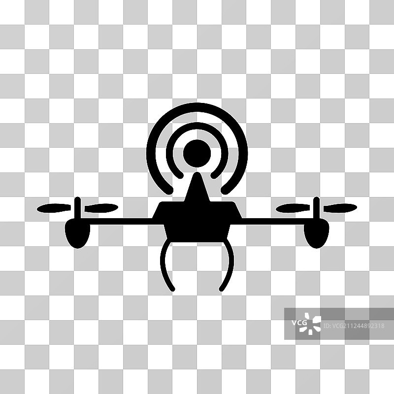 无线网络信号扩展器无人机图标图片素材