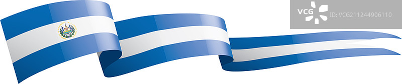 萨尔瓦多国旗上有白色图片素材