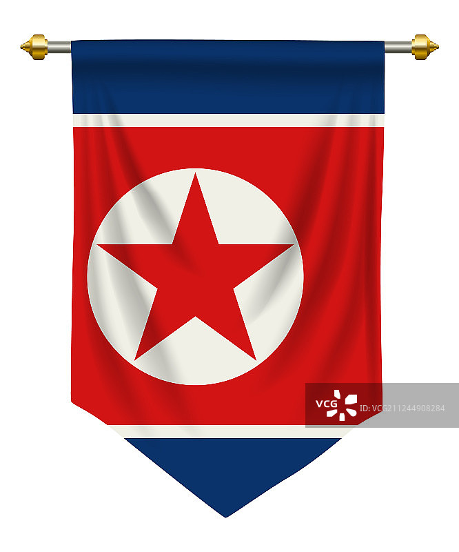 朝鲜旗帜图片素材
