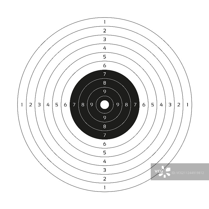 射击靶纸图片素材