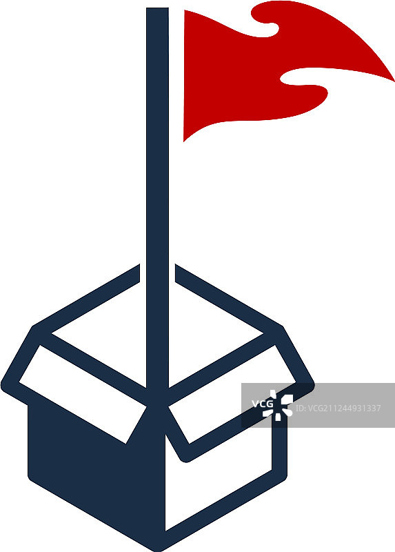 包裹高尔夫标志图标设计图片素材