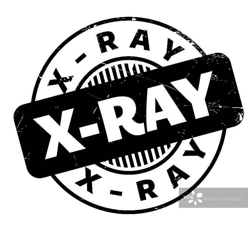 X光橡胶图章图片素材