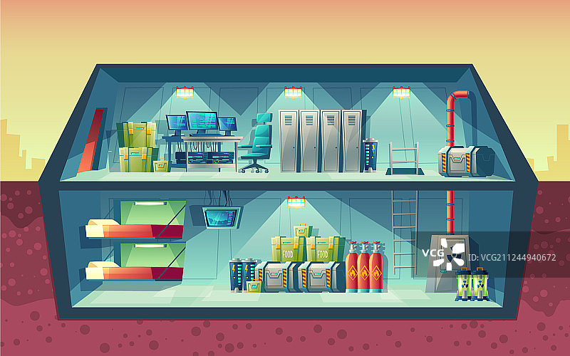 秘密科学的横截面图片素材