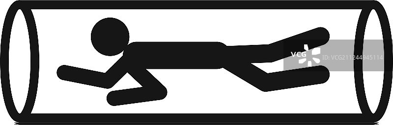 危险密闭空间标志图片素材