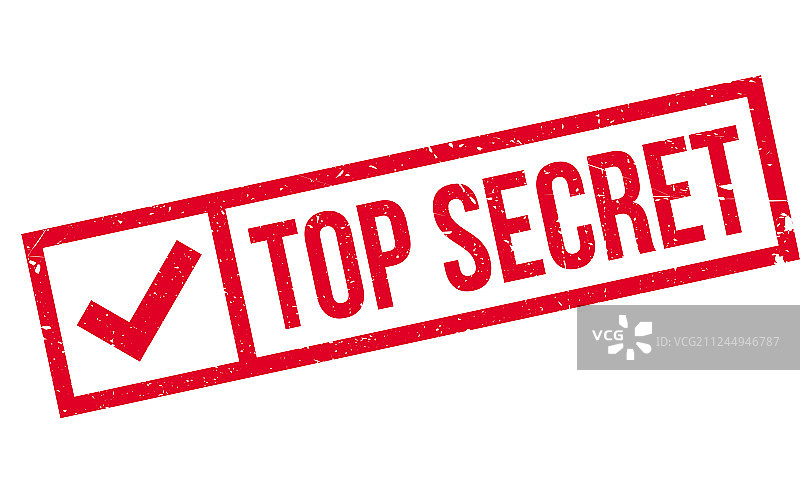 最高机密橡胶印章图片素材