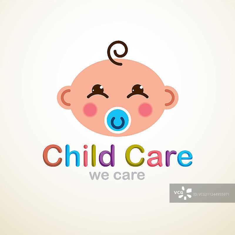 可爱卡通宝宝扁平图标，展现孩子的天真图片素材