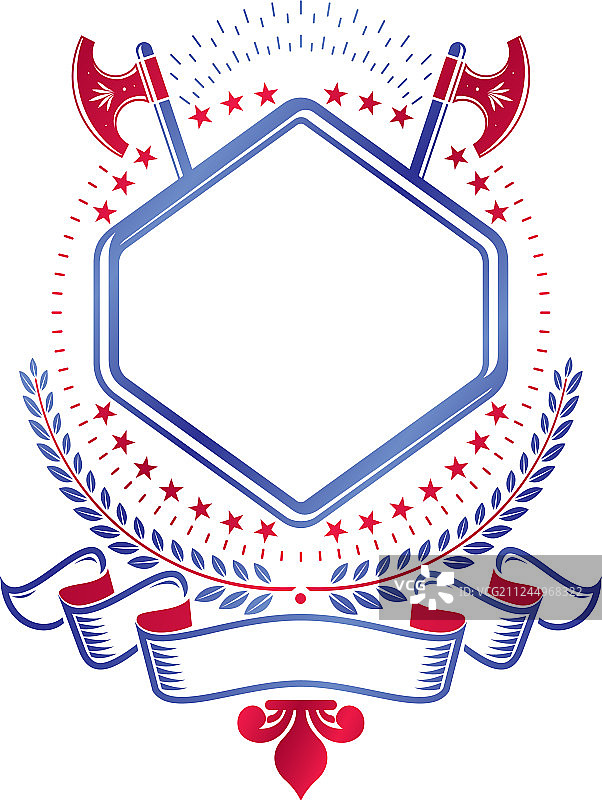 带有空白复制空间的图形标志图片素材