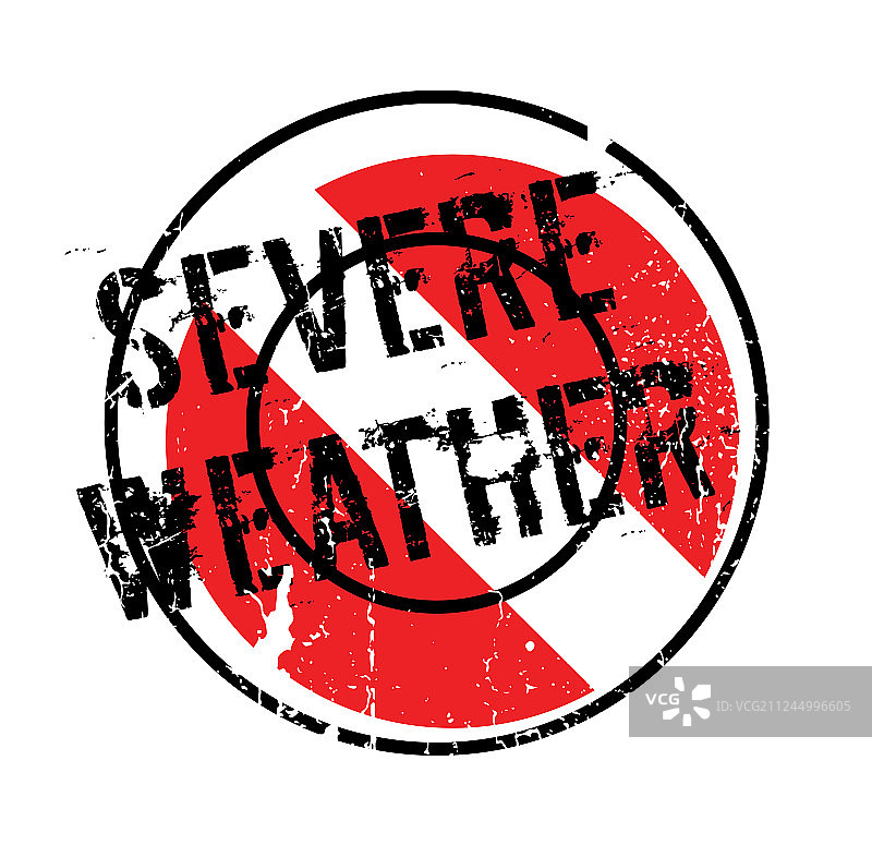 恶劣天气印章图片素材