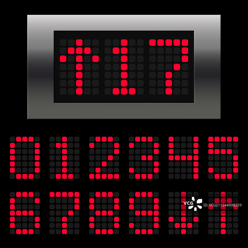 电梯数字显示图片素材