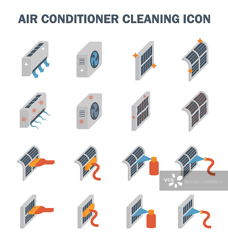 空调清洁图片素材