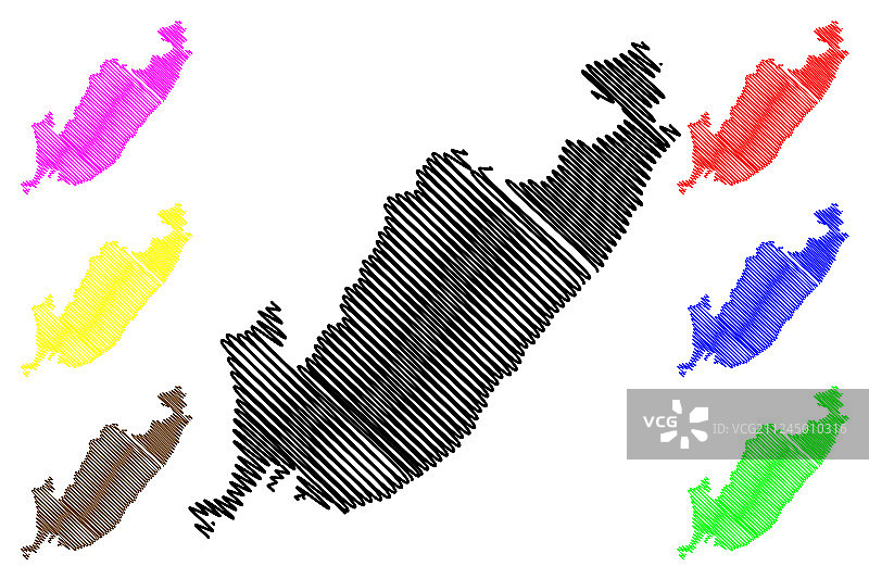 滨海边疆区地图图片素材