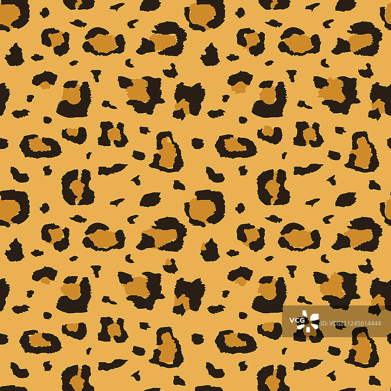 非洲猎豹纹理无缝图案图片素材