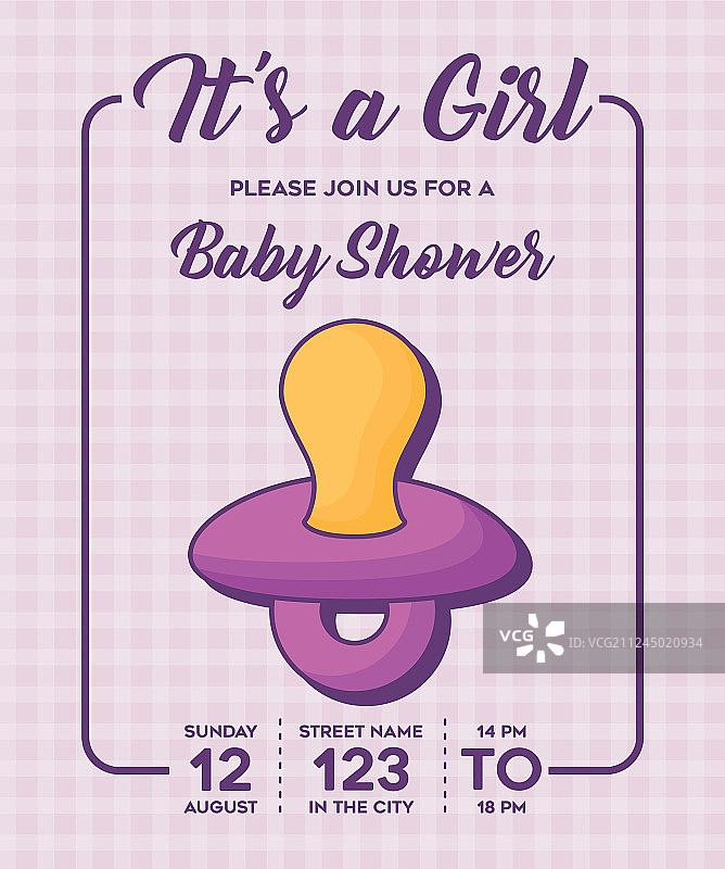 婴儿淋浴设计图片素材