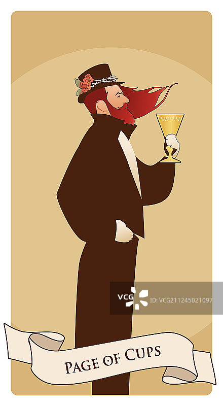 带有高顶礼帽和玫瑰的杯子图片素材