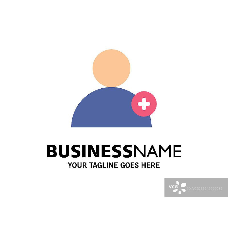 关注新用户商业Logo模板扁平色图片素材