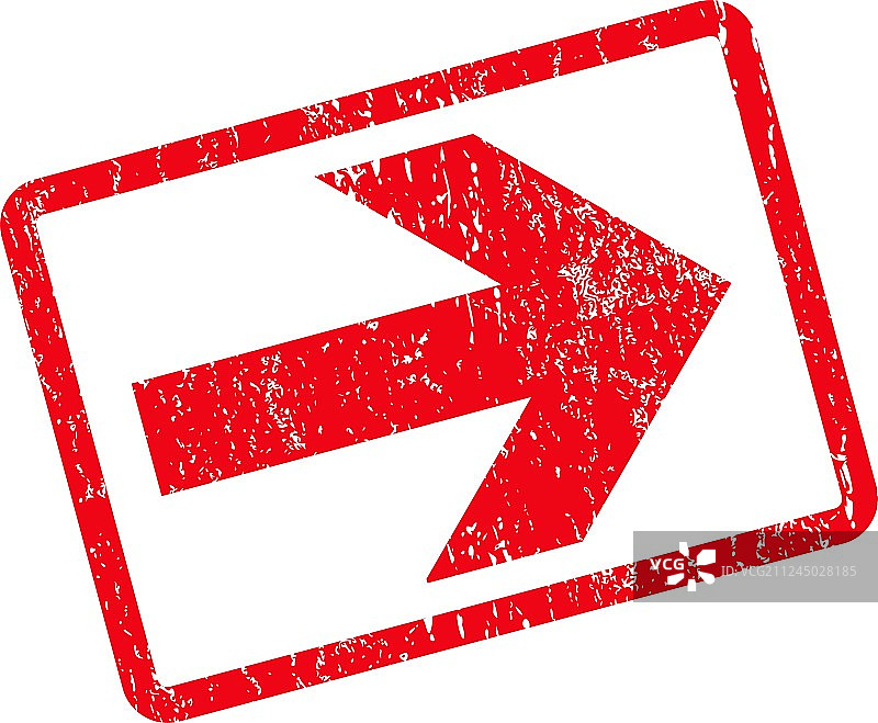 向右箭头图标橡胶图章图片素材