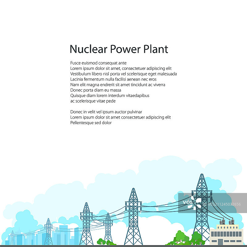 电力传输宣传册图片素材