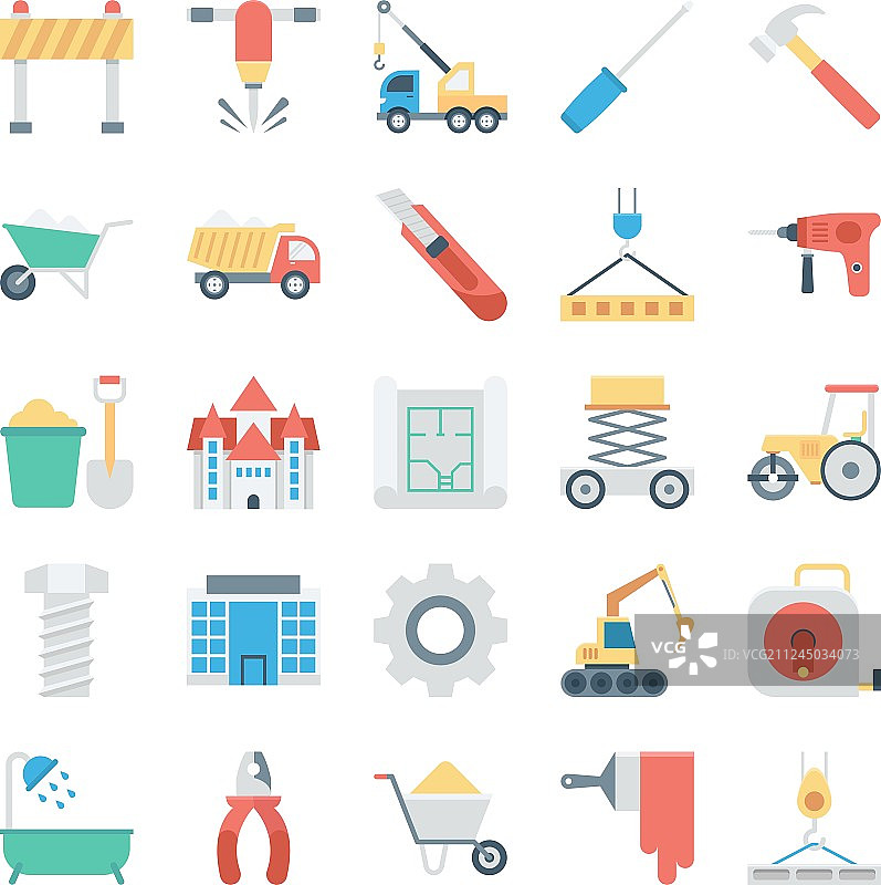 建筑图标4图片素材