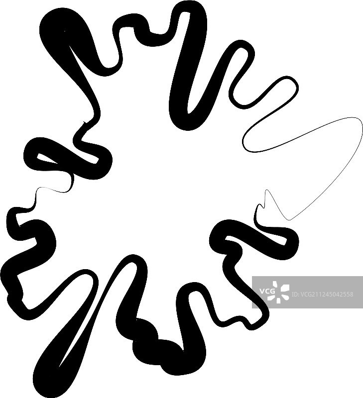 圆形几何图案抽象灰度图片素材