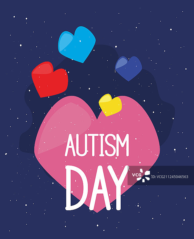 自闭症日宣传活动图片素材