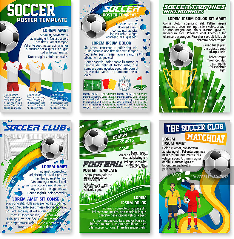 足球比赛俱乐部banner设计图片素材
