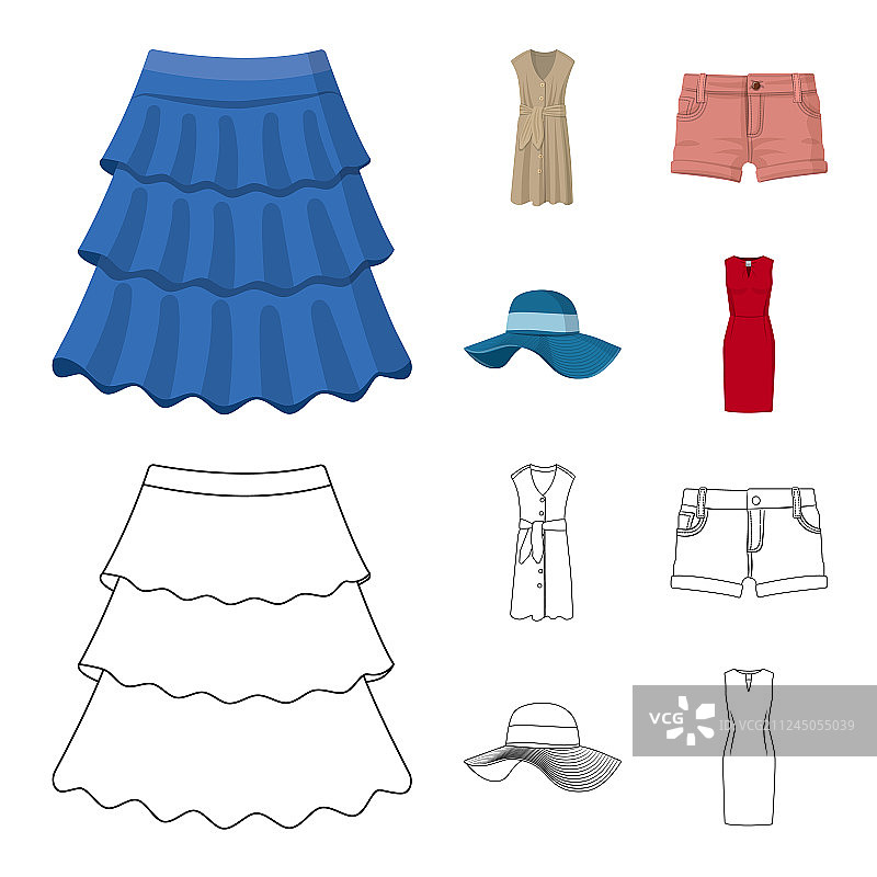 女士服装Logo设计图片素材