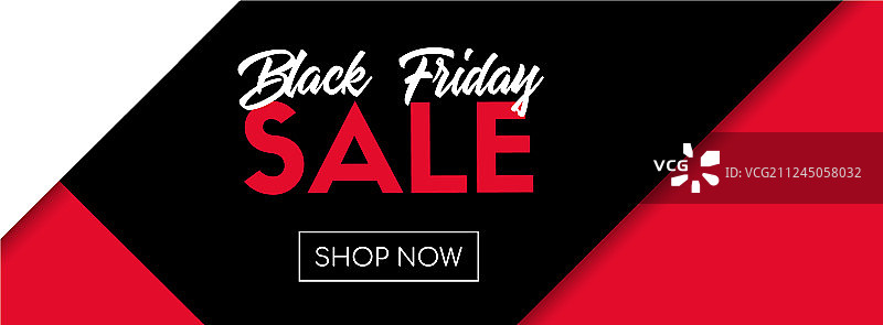 黑色星期五促销横幅模板图片素材
