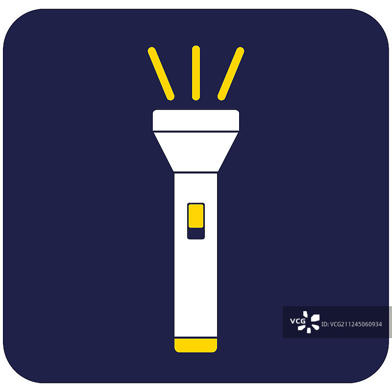 手电筒图标，便携式手电筒图片素材