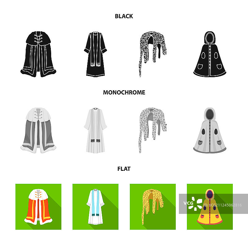 材料服装图标的独立物体图片素材