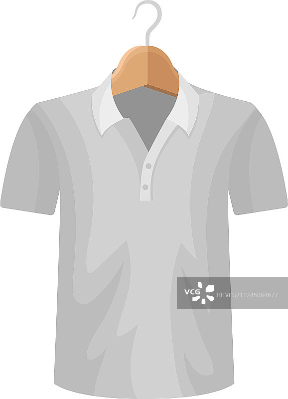 衣架上的短袖衬衫图片素材