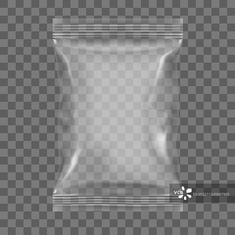 用于零食薯片糖的透明包装图片素材