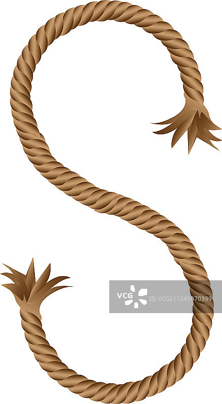 逼真风格的航海断裂绳索图标设计图片素材