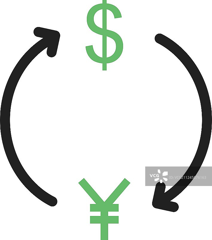 美元兑日元汇率图片素材