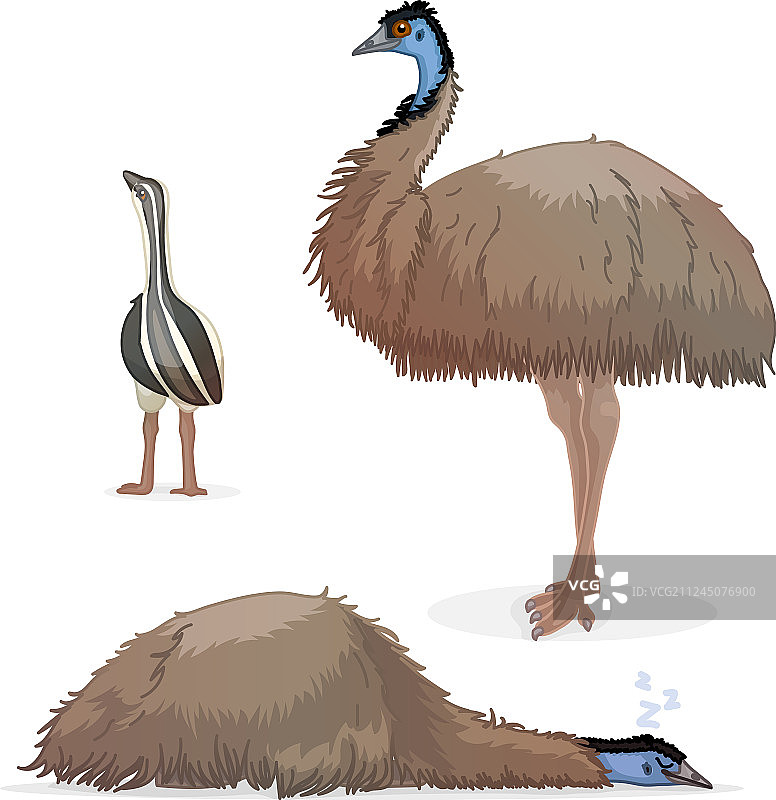 卡通动物剪辑艺术图片素材