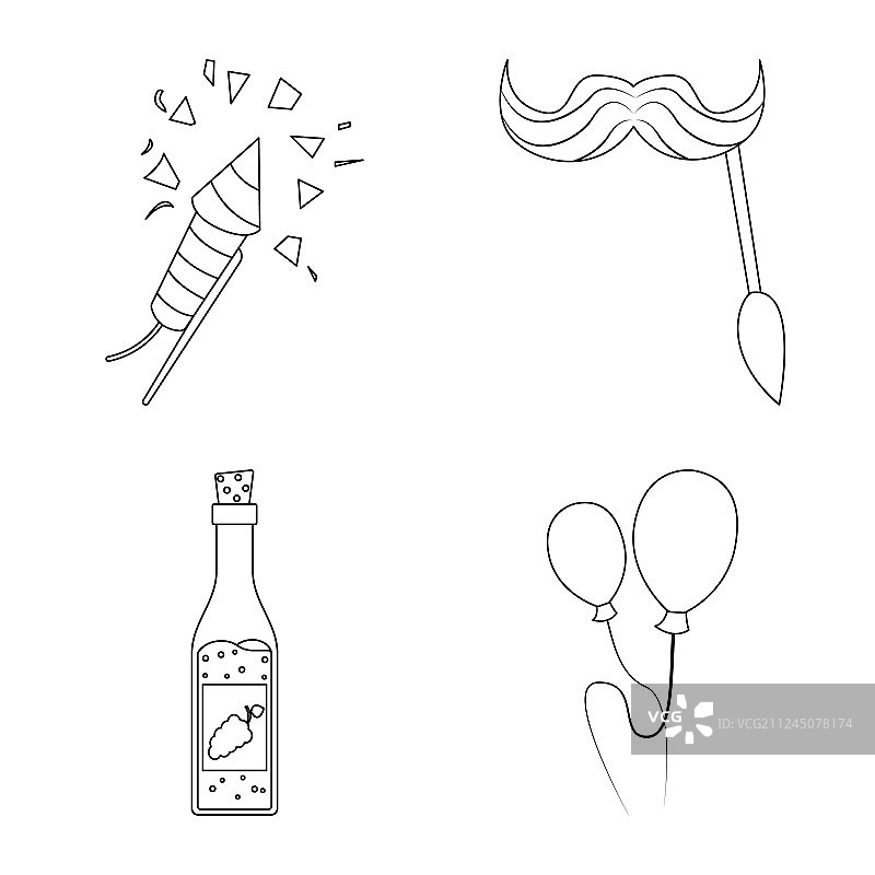 派对和生日标志图片素材