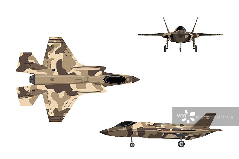扁平风格战斗机图片素材