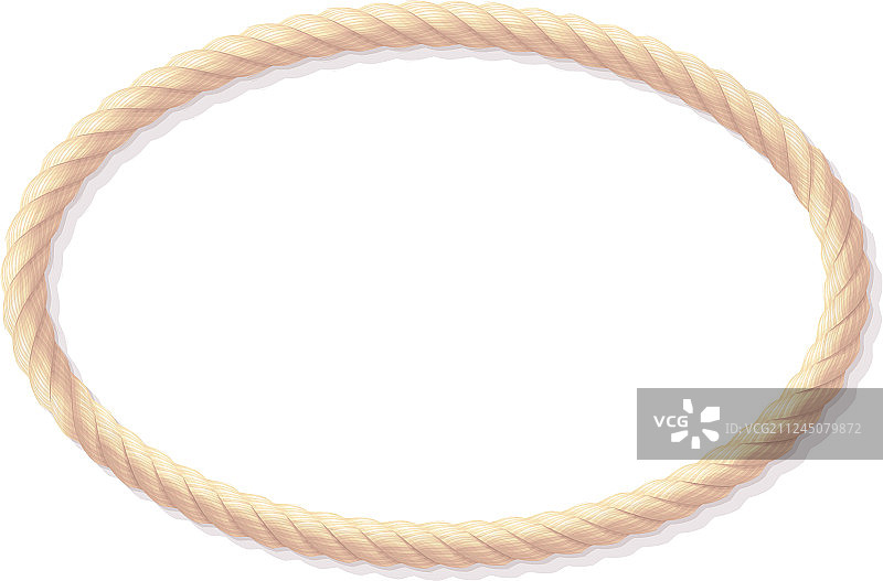 逼真绳索边框图片素材
