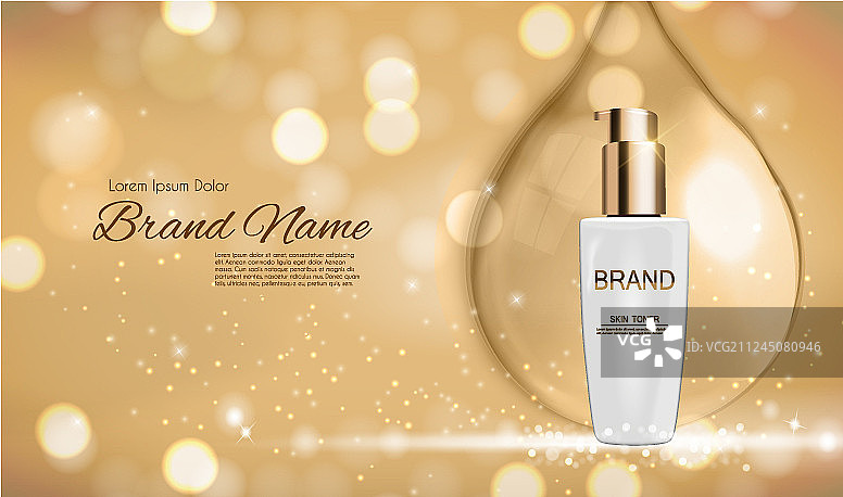 为广告设计化妆品产品模板图片素材