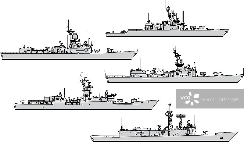 美国护卫舰图片素材