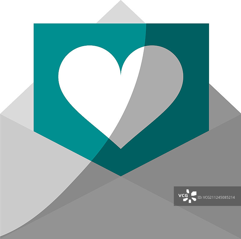 字母扁平阴影图片素材