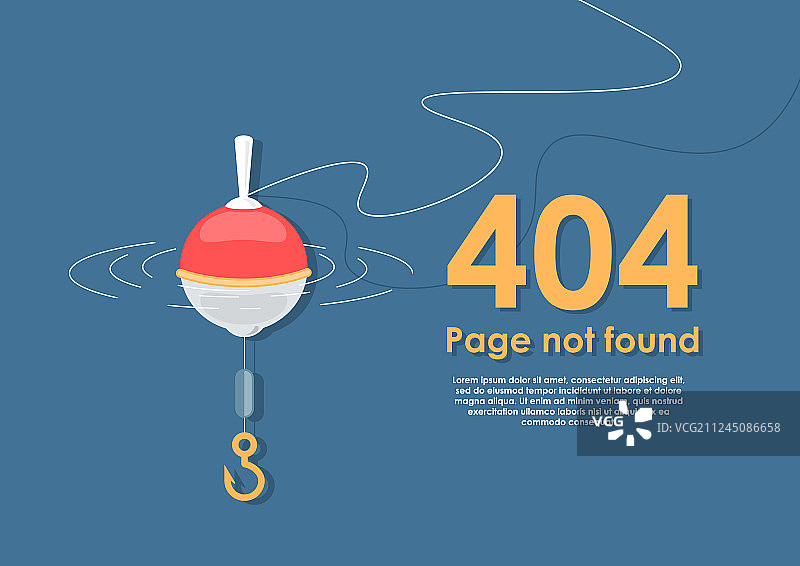 404错误页面模板设计图片素材