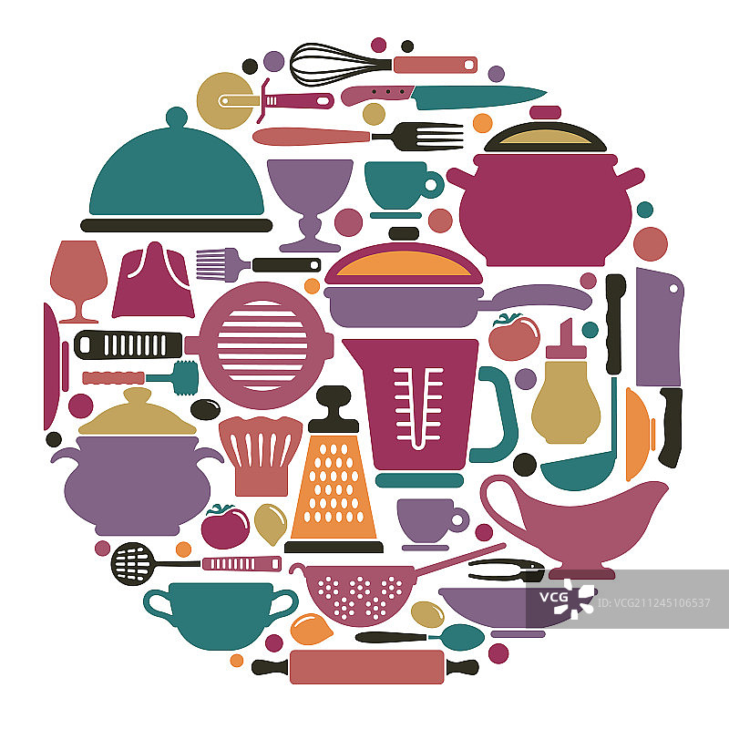 烹饪餐具与刀叉图片素材