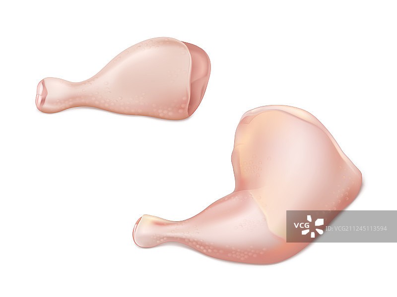 生鸡腿和鸡大腿图片素材