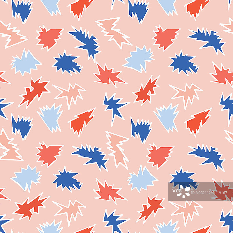 孟菲斯风格抽象涂鸦无缝图案图片素材